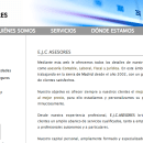 Web, EJC Asesores. Un proyecto de Programación de Marta Casado García - 29.12.2012