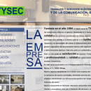 web de TYSEC. Un progetto di Design di Nerea Cordero - 19.02.2013