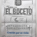 Exposición el Boceto. Design, and Advertising project by Alexander Caro - 09.28.2013