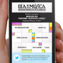 Web App Día de la Música 2012. Design projeto de José Prieto - 15.10.2013