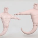 Personaje Demonio. 3D projeto de Érika G. Eguía - 20.07.2013