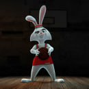 Conejo Jordan. Un proyecto de Ilustración tradicional y 3D de Alexis R - 04.12.2013