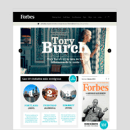 Forbes Magazine. UX / UI projeto de Alex Velasco - 20.12.2013