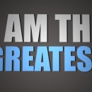 I am the greatest: Motion type. Design, and Motion Graphics project by Laia Cuberes - 11.24.2012