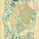 T-Shirt "Same Ink". Een project van  Ontwerp y Traditionele illustratie van Felix Banegas Gonzalez - 09.12.2013