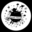 Logo Planeta Shalom. Ilustração tradicional projeto de cosmicomix - 06.02.2014