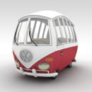 VW Cartoon Van. Un proyecto de 3D y Animación de Héctor del Amo - 16.02.2014
