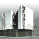 Edificio plurifamiliar. Un proyecto de 3D y Arquitectura de Santi Fabra - 03.03.2014