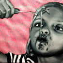 serie niños italianos comiendo. Un proyecto de Bellas Artes y Pintura de Judith Cebrián de Pedro - 10.03.2013