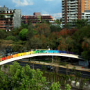 Arcoiris en el Río Mapocho / Santiago de Chile. Un proyecto de Diseño, Dirección de arte y Bellas Artes de Daniela Carmona - 23.03.2014