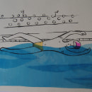Nadador. Un proyecto de Ilustración tradicional de Xènia Charles castro - 11.03.2013