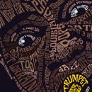 Louis Armstrong biogratype. Un proyecto de Ilustración tradicional, Diseño gráfico y Tipografía de Shano Lores - 03.03.2014