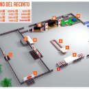 3D Map "Día de les Paelles". Un proyecto de 3D y Diseño gráfico de Gerard Esteve - 19.05.2014