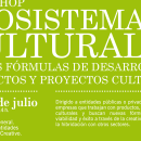 Diseño Cartelería Workshop Ecosistemas Culturales.. Publicidade, e Design gráfico projeto de María Cruces - 02.06.2014
