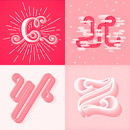 36 Days Of Type | Lettering. Een project van Traditionele illustratie, Grafisch ontwerp, T y pografie van Jota Erre - 31.03.2014