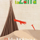 Poster to promote the XVII Zafra Festival in El Tablero de Maspalomas, Gran Canaria, España.. Un proyecto de Ilustración tradicional de n minúscula - 06.07.2014