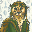 Cheetah for Nil Ein Projekt aus dem Bereich Traditionelle Illustration von Carolina Ortiz Gomez - 15.07.2014