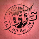 Logotipo Bots - Basketball Team. Ilustração tradicional, Br, ing e Identidade, Design gráfico, Marketing, Pós-produção fotográfica, e Tipografia projeto de Guillem Martín Murillo - 14.09.2014