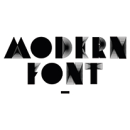 MODERN FONT. Design, e Tipografia projeto de Alberto Alvarez Miranda - 20.10.2014