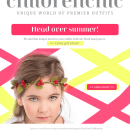 Template Email Blast: CHILDRENCHIC. Design, Direção de arte, Br e ing e Identidade projeto de Beatriz Menéndez López - 02.11.2014