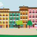 Madrid skyline. Un proyecto de Ilustración tradicional de Sandra Martinez - 15.12.2014
