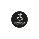 DEANGELA café & bar logo. Br, ing & Identit project by Flavia Bernárdez - 01.19.2015