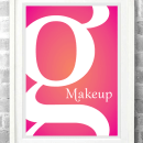 Makeup typeface. Un projet de T , et pographie de Karina Goto - 15.04.2013