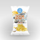 Patatas con Sal de Ibiza - FLUXÀ. Een project van  Ontwerp,  Br, ing en identiteit y Packaging van Sergio Juan Martí - 16.02.2015