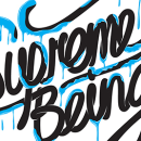 Supremebeing. Graphic Design, T, pograph, and Calligraph project by Alán Guzmán - 07.13.2011