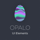 Opalo UI Elements. UX / UI, Art Direction, Graphic Design, and Web Design project by ▼ Pat Ba ▼ - 03.10.2015