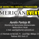 American Events. Graphic Design project by Daniel Peniza Mariño - 03.26.2015