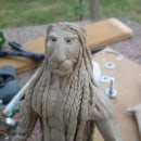 Lion. WIP. Arts, Crafts, and Sculpture project by Aidan Aarón - 04.02.2015