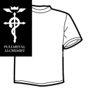 Diseño de Camisetas - Full Metal Alchemist. Graphic Design, and Screen Printing project by Mireya Capitaine - 05.15.2015