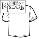 Diseño de Camisetas - Monkey Island. Graphic Design, and Screen Printing project by Mireya Capitaine - 05.15.2015