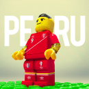Perú Selección Lego. Art Direction project by Christian Alberto Rivera Rojas - 06.12.2015