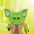 Star Wars Maestro Yoda. Un projet de Illustration traditionnelle de Hugo Gallipoli - 16.06.2015