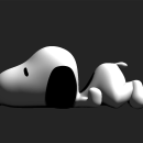 Snoopy. Design, 3D, and Character Design project by Alfredo Porras Lucio - 05.14.2015