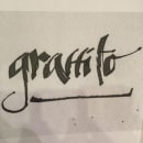 Graffito, es la palabra elegida para enviar a mis clientes. Design projeto de Lili Souss - 27.07.2015
