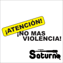 ¡ATENCIÓN, NO MÁS VIOLENCIA! . Ilustração tradicional projeto de Juan Diego García - 13.08.2014