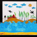 Teatro infantil (ilustración infantil). Ilustração tradicional, Design editorial, e Colagem projeto de Mar Lozano Reinoso - 30.08.2015