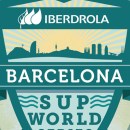 Iberdrola Barcelona SUP World Series. Design, Art Direction, and Graphic Design project by Acorn - Diseño y Web - 09.03.2015