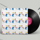Packaging //  Vinyl // Pattern // Mockup(Graphic Burger). Traditional illustration, Graphic Design, Packaging, and Product Design project by Joana - 09.09.2015