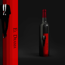 Vino " El Drama". Product Design project by Rafael Miranda - 09.14.2015