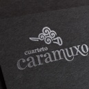 Logotipo Cuarteto Caramuxo . Un projet de Design , Br et ing et identité de Olalla Fernández Álvarez - 16.09.2015
