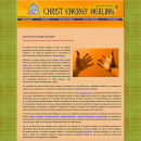 WEB Christ Energy Healing. Een project van Webdesign van Moisés Escolà Martínez - 17.10.2010