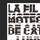 La Filmoteca de Catalunya - Poster promocional. Design gráfico, e Tipografia projeto de Cristina Font - 25.10.2015