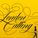 London Calling – Hand Lettering.. Graphic Design, T, and pograph project by Orlando Mora - 11.16.2015