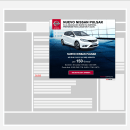 Pieza InText para Nissan (publicidad digital). Publicidade, e Design gráfico projeto de Miriam Prieto González - 09.11.2015