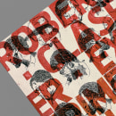 Robert Glasper  Poster - Letterpress. Un proyecto de Ilustración tradicional, Br, ing e Identidad, Artesanía, Diseño editorial, Diseño gráfico, Pintura y Tipografía de Manel Portomeñe Marqués - 09.12.2015