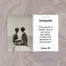 Antípoda — Issue 0. Un projet de Direction artistique, Conception éditoriale , et Design graphique de Eli García - 13.12.2015